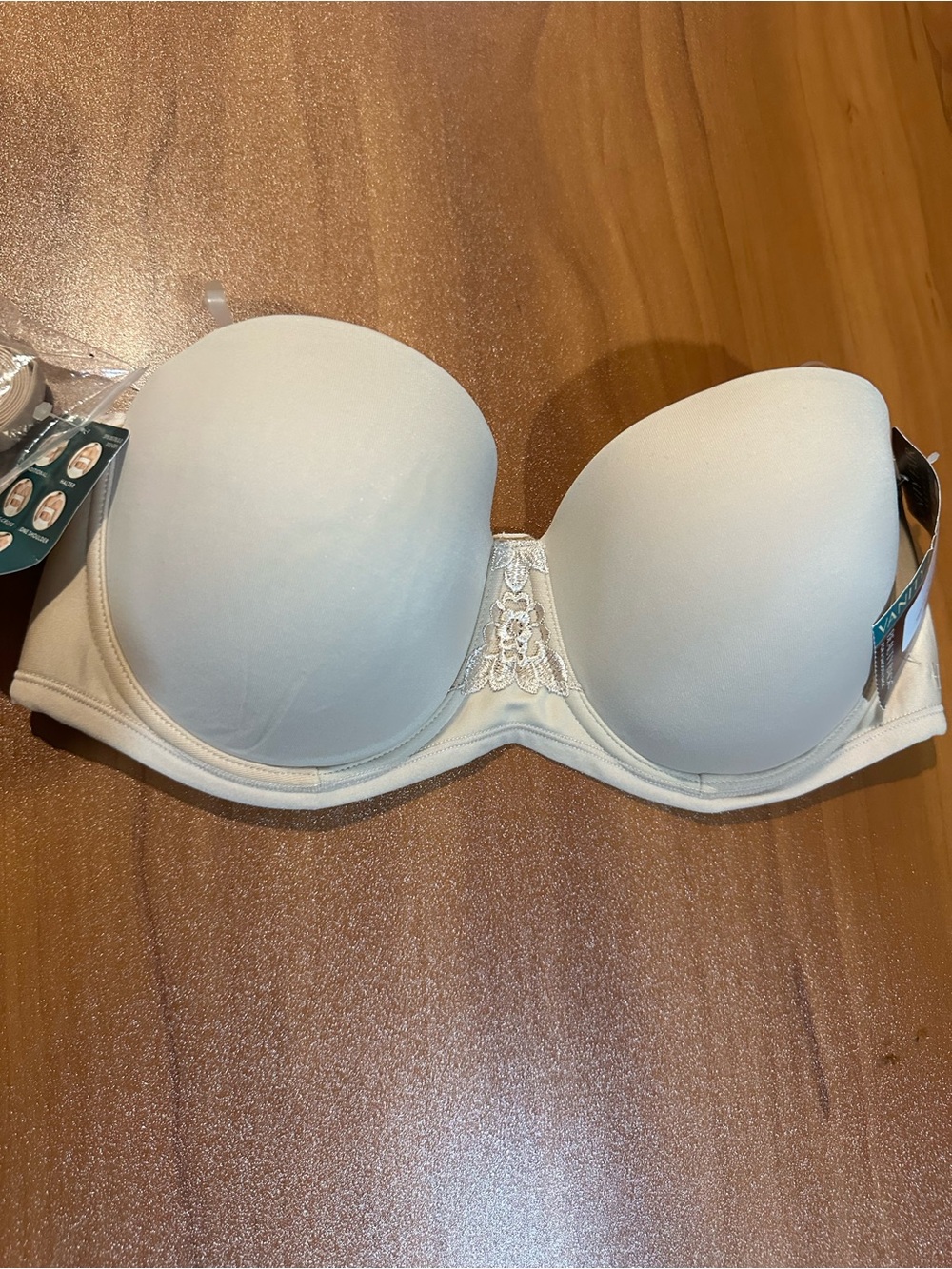 Vanity Fair‎ Beige Full Coverage Bra NWT Size 36C Comfort Support Bra
